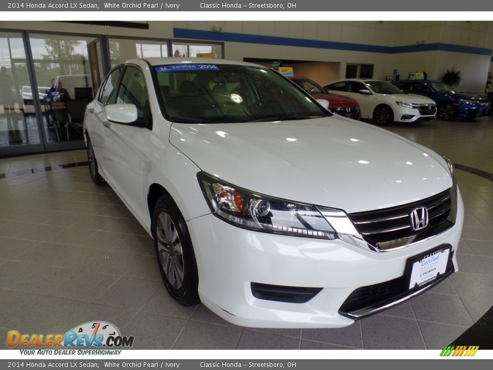2014 Honda Accord LX Sedan White Orchid Pearl / Ivory Photo #6
