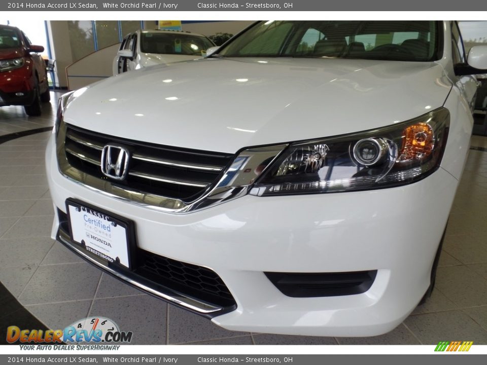 2014 Honda Accord LX Sedan White Orchid Pearl / Ivory Photo #7