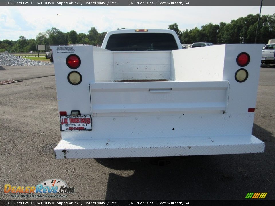 2012 Ford F250 Super Duty XL SuperCab 4x4 Oxford White / Steel Photo #4