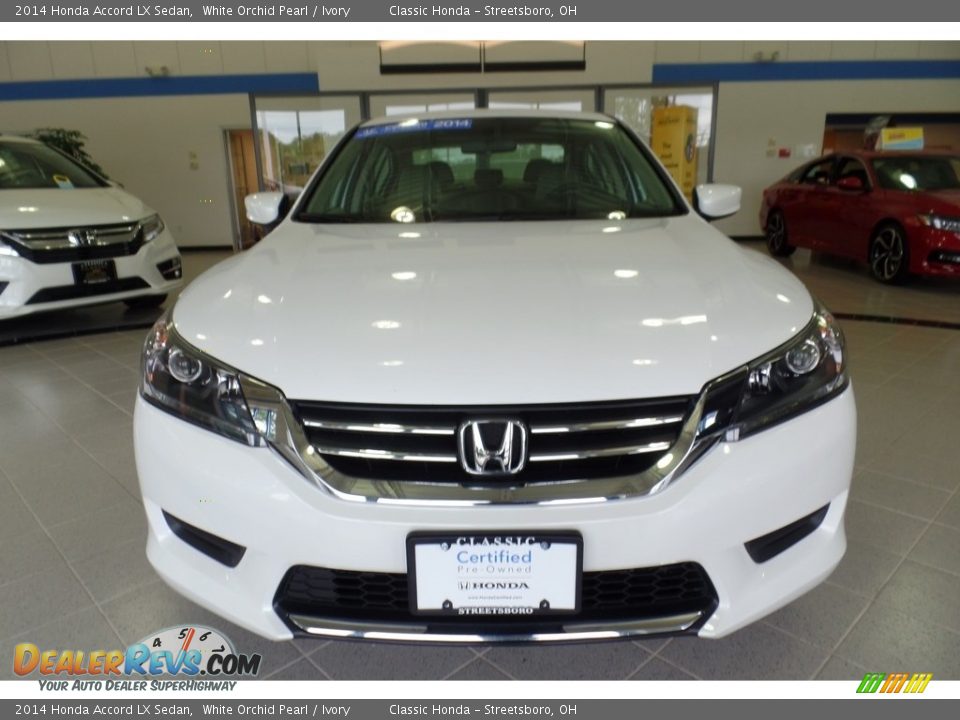 2014 Honda Accord LX Sedan White Orchid Pearl / Ivory Photo #13