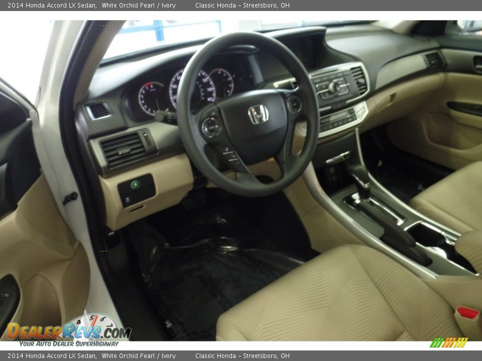 2014 Honda Accord LX Sedan White Orchid Pearl / Ivory Photo #15