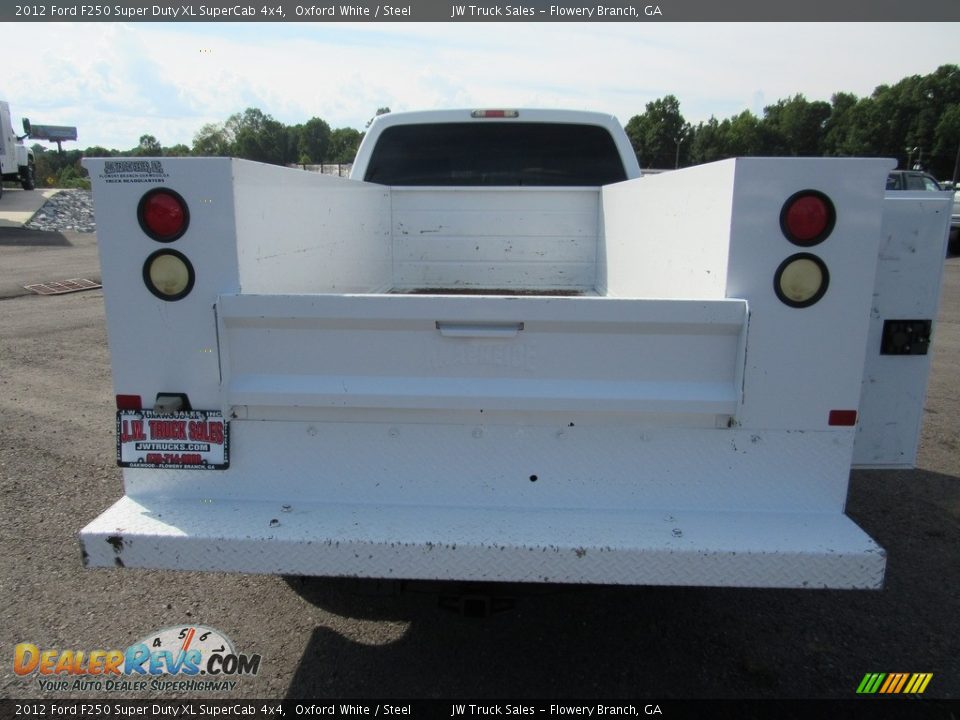 2012 Ford F250 Super Duty XL SuperCab 4x4 Oxford White / Steel Photo #10