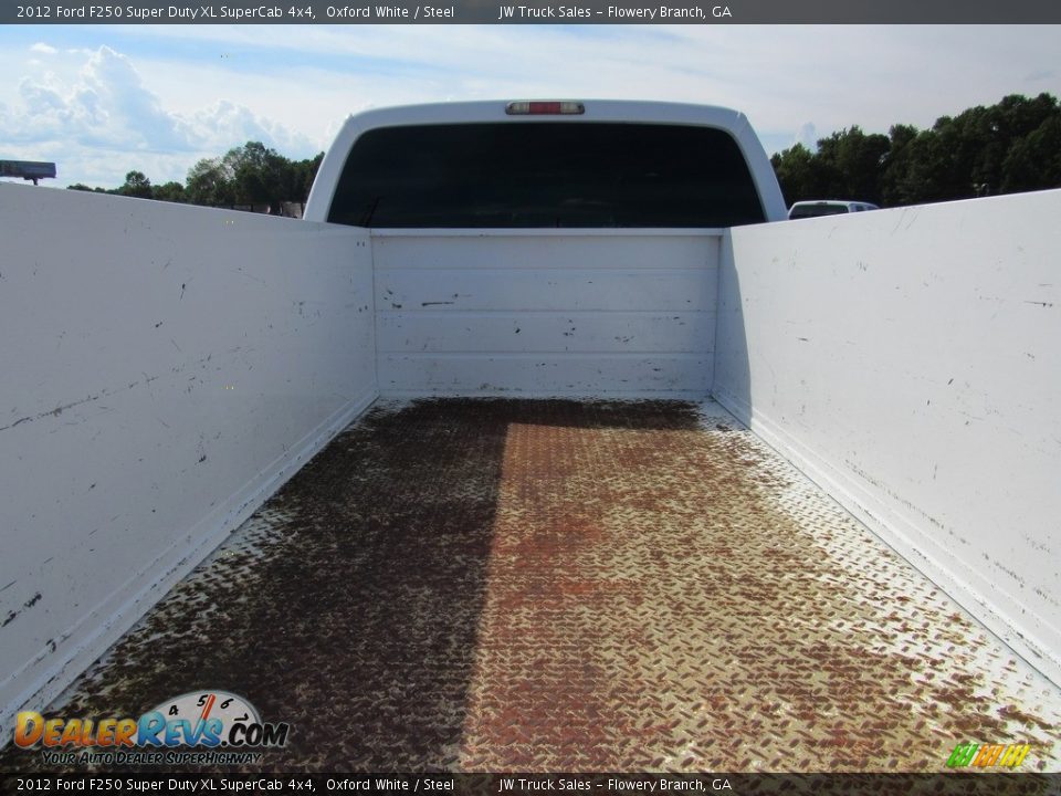 2012 Ford F250 Super Duty XL SuperCab 4x4 Oxford White / Steel Photo #12