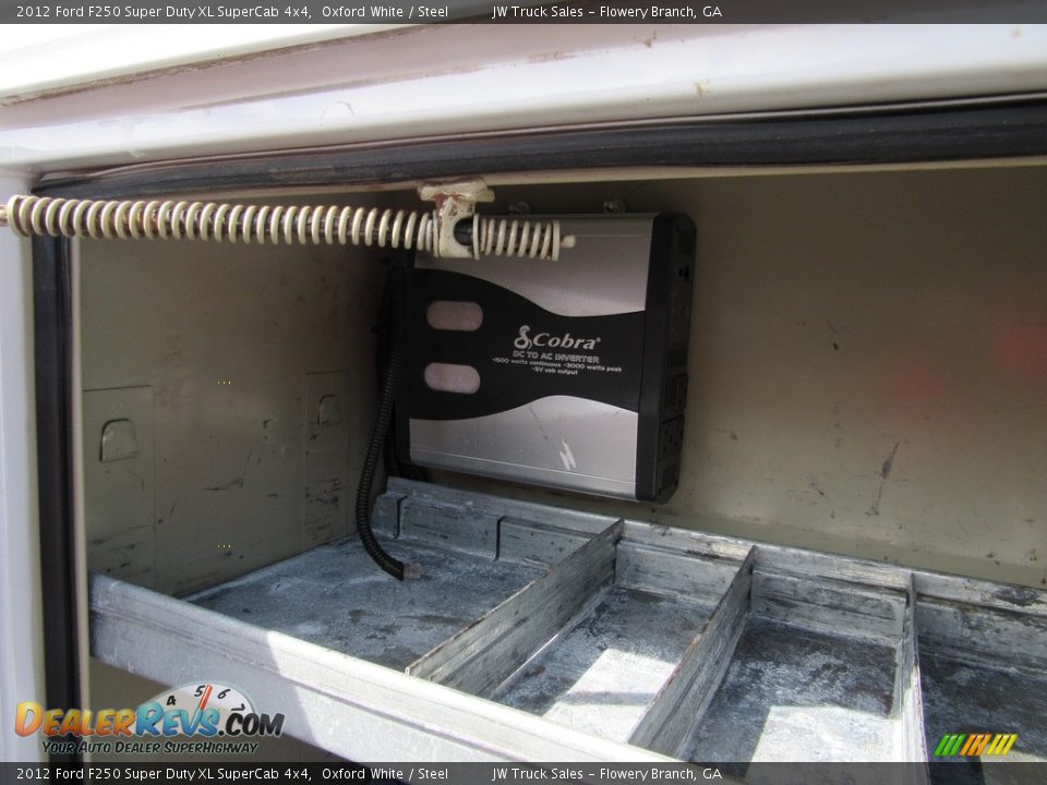 2012 Ford F250 Super Duty XL SuperCab 4x4 Oxford White / Steel Photo #15