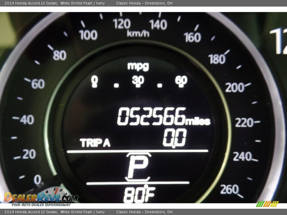 2014 Honda Accord LX Sedan White Orchid Pearl / Ivory Photo #28