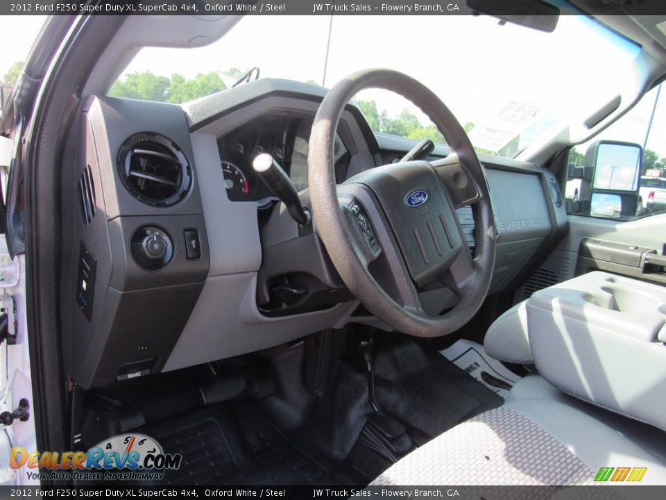 2012 Ford F250 Super Duty XL SuperCab 4x4 Oxford White / Steel Photo #20