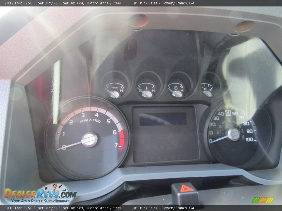 2012 Ford F250 Super Duty XL SuperCab 4x4 Oxford White / Steel Photo #22