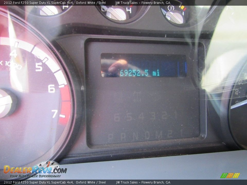 2012 Ford F250 Super Duty XL SuperCab 4x4 Oxford White / Steel Photo #23