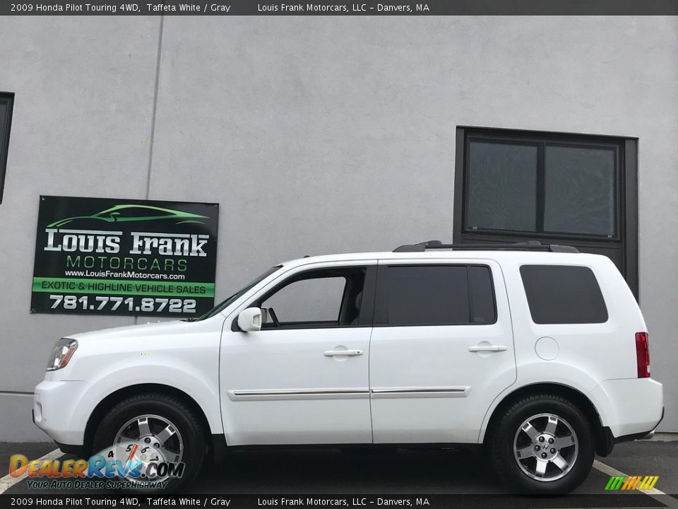 2009 Honda Pilot Touring 4WD Taffeta White / Gray Photo #1