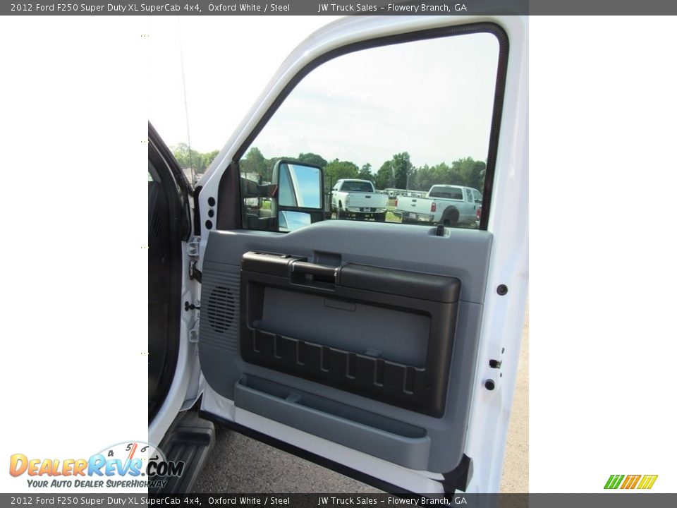 2012 Ford F250 Super Duty XL SuperCab 4x4 Oxford White / Steel Photo #27