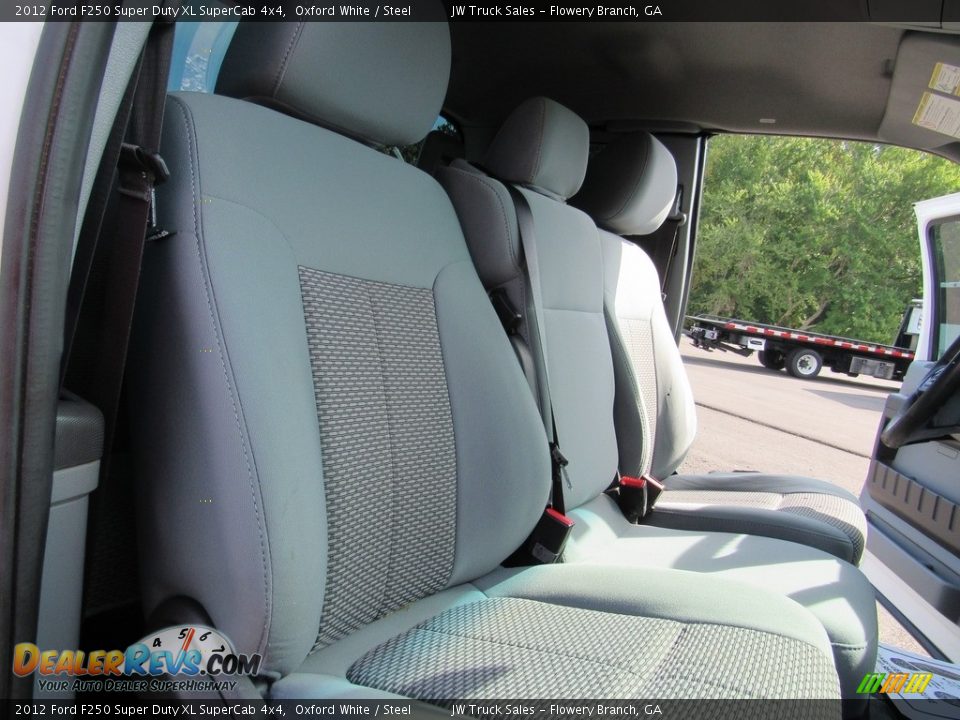 2012 Ford F250 Super Duty XL SuperCab 4x4 Oxford White / Steel Photo #29