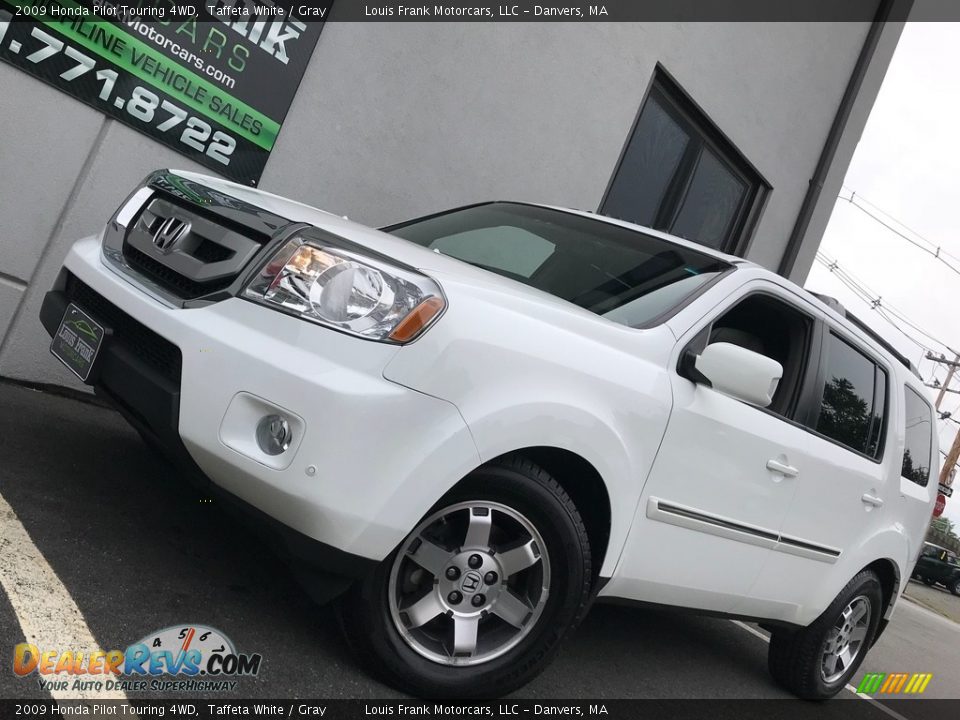 2009 Honda Pilot Touring 4WD Taffeta White / Gray Photo #4