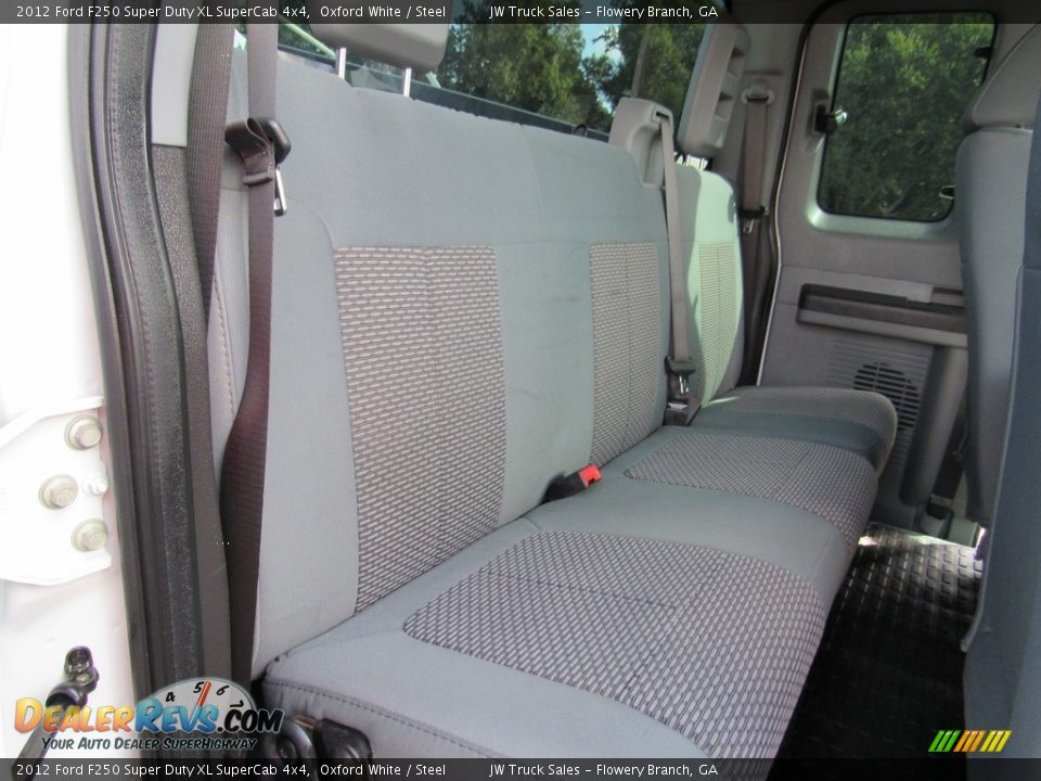 2012 Ford F250 Super Duty XL SuperCab 4x4 Oxford White / Steel Photo #34