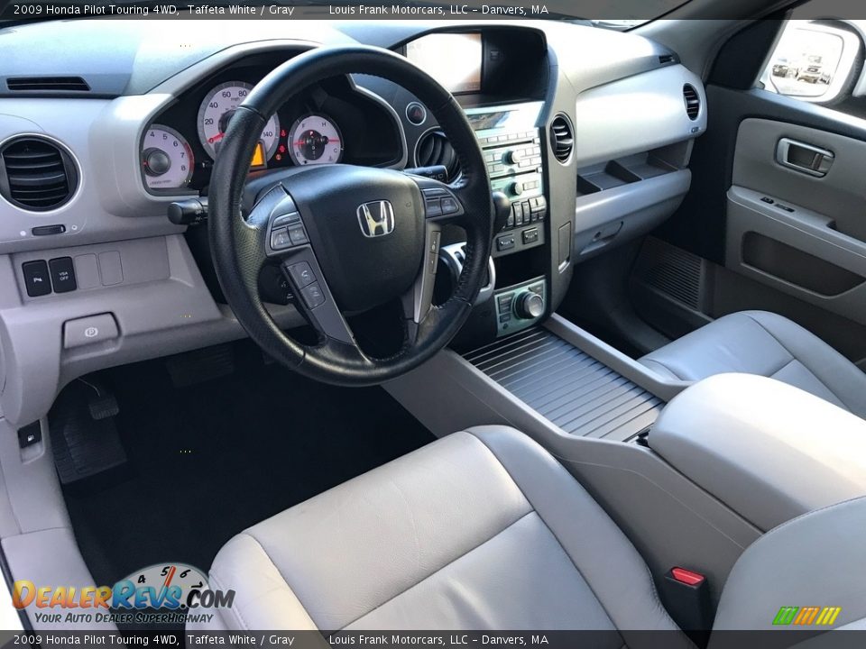 2009 Honda Pilot Touring 4WD Taffeta White / Gray Photo #9