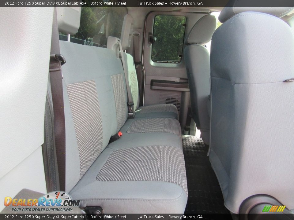2012 Ford F250 Super Duty XL SuperCab 4x4 Oxford White / Steel Photo #35