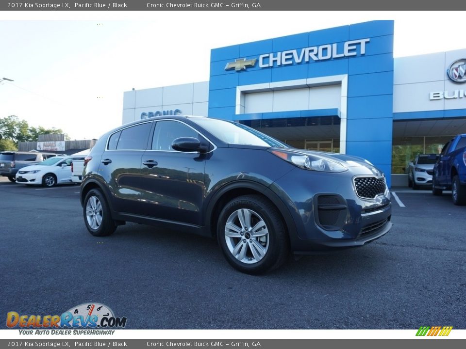 2017 Kia Sportage LX Pacific Blue / Black Photo #1