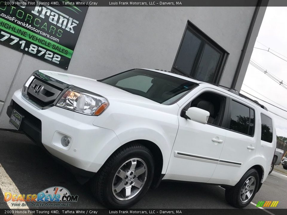 2009 Honda Pilot Touring 4WD Taffeta White / Gray Photo #16