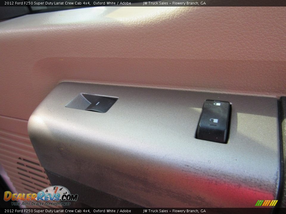 2012 Ford F250 Super Duty Lariat Crew Cab 4x4 Oxford White / Adobe Photo #10