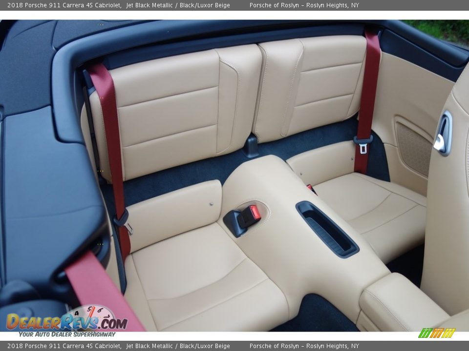 2018 Porsche 911 Carrera 4S Cabriolet Jet Black Metallic / Black/Luxor Beige Photo #18