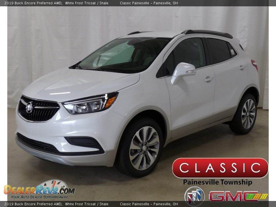 2019 Buick Encore Preferred AWD White Frost Tricoat / Shale Photo #1