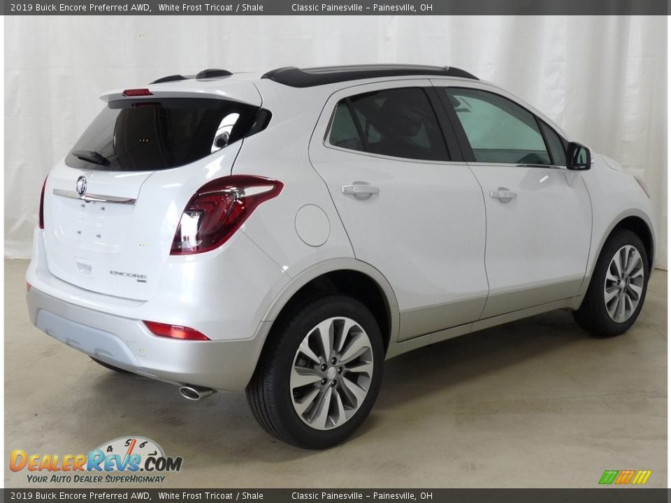 2019 Buick Encore Preferred AWD White Frost Tricoat / Shale Photo #2