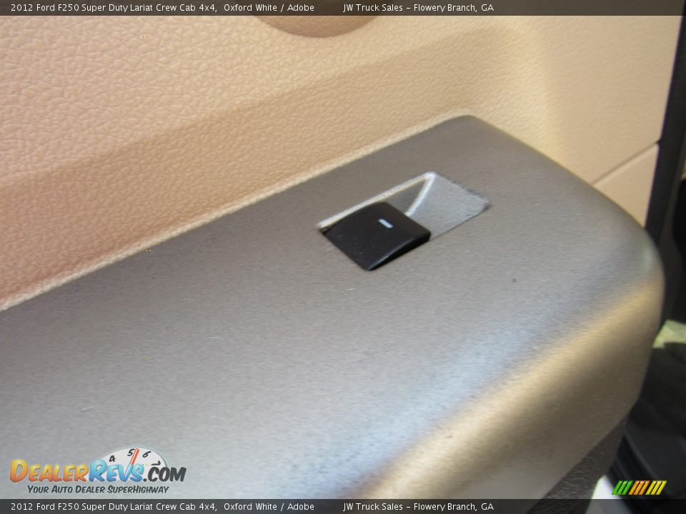 2012 Ford F250 Super Duty Lariat Crew Cab 4x4 Oxford White / Adobe Photo #26