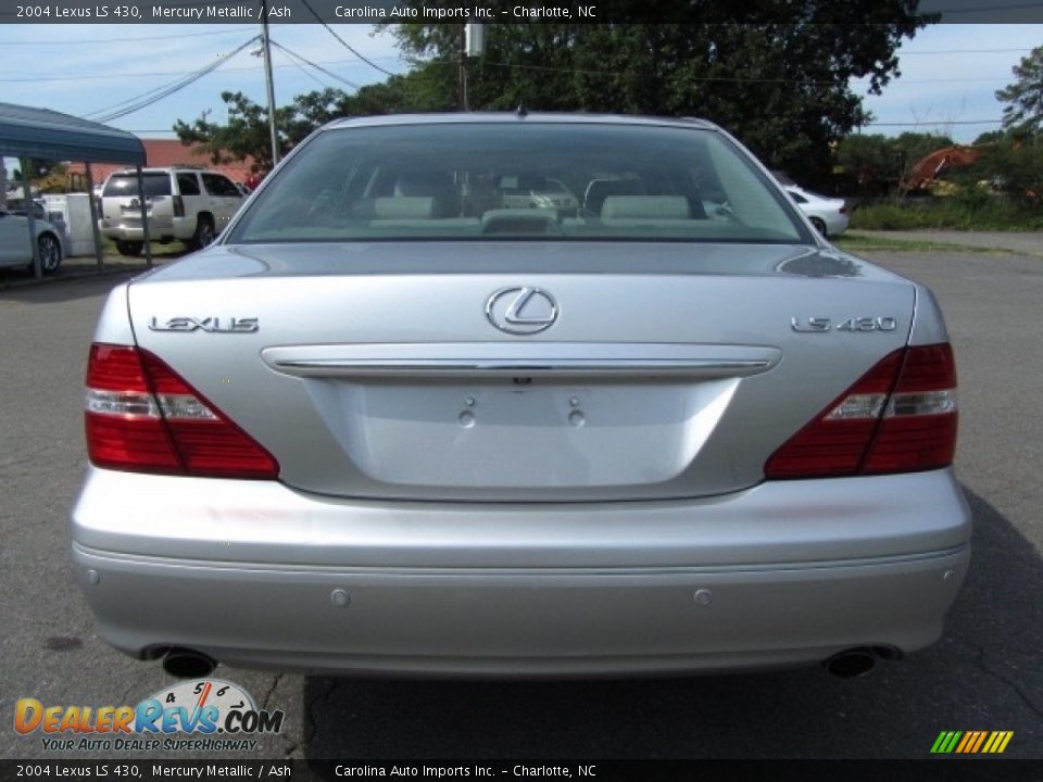 2004 Lexus LS 430 Mercury Metallic / Ash Photo #9