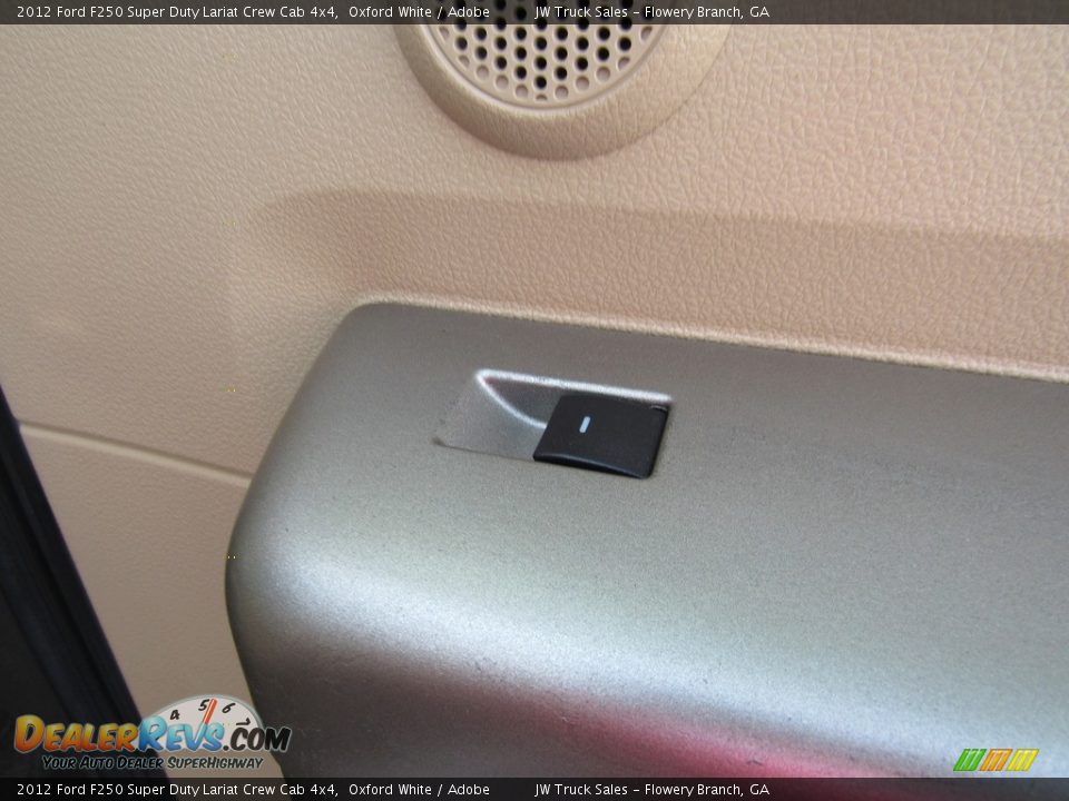2012 Ford F250 Super Duty Lariat Crew Cab 4x4 Oxford White / Adobe Photo #30