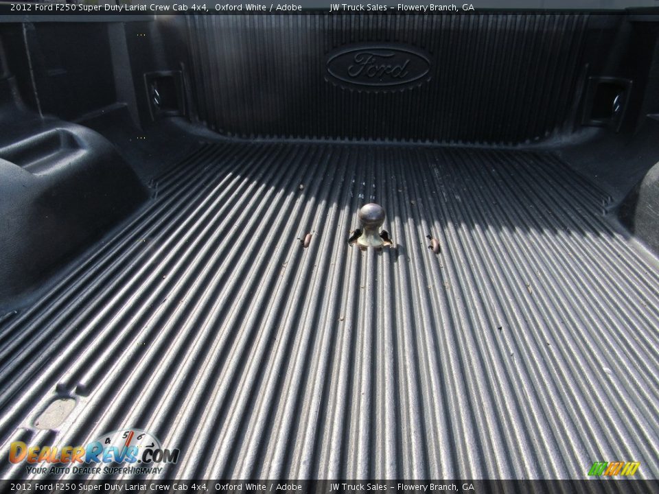 2012 Ford F250 Super Duty Lariat Crew Cab 4x4 Oxford White / Adobe Photo #36