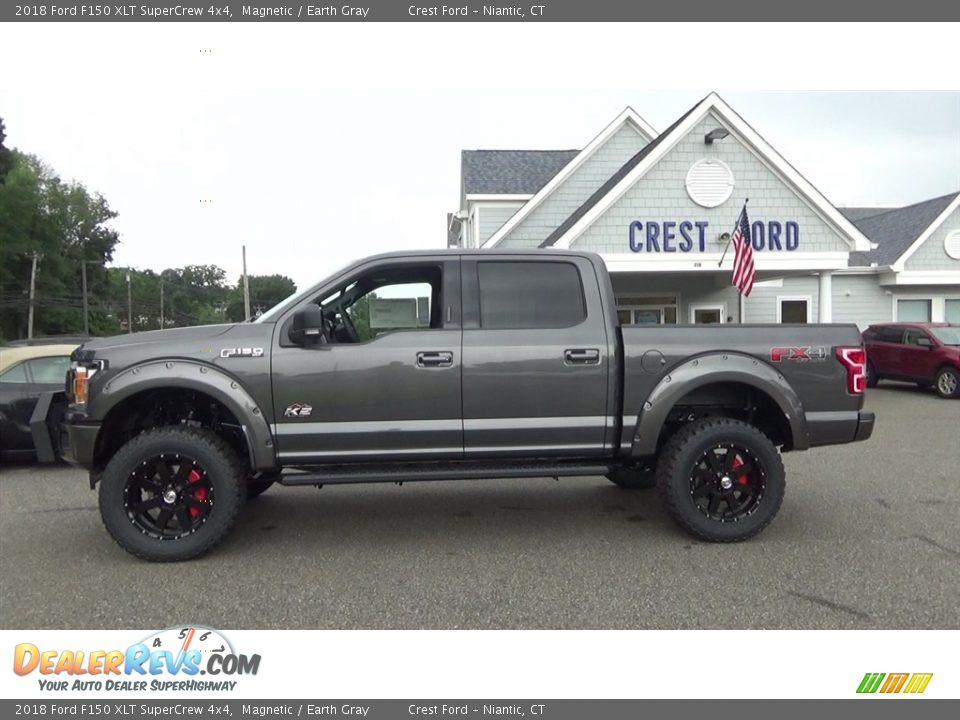 2018 Ford F150 XLT SuperCrew 4x4 Magnetic / Earth Gray Photo #4