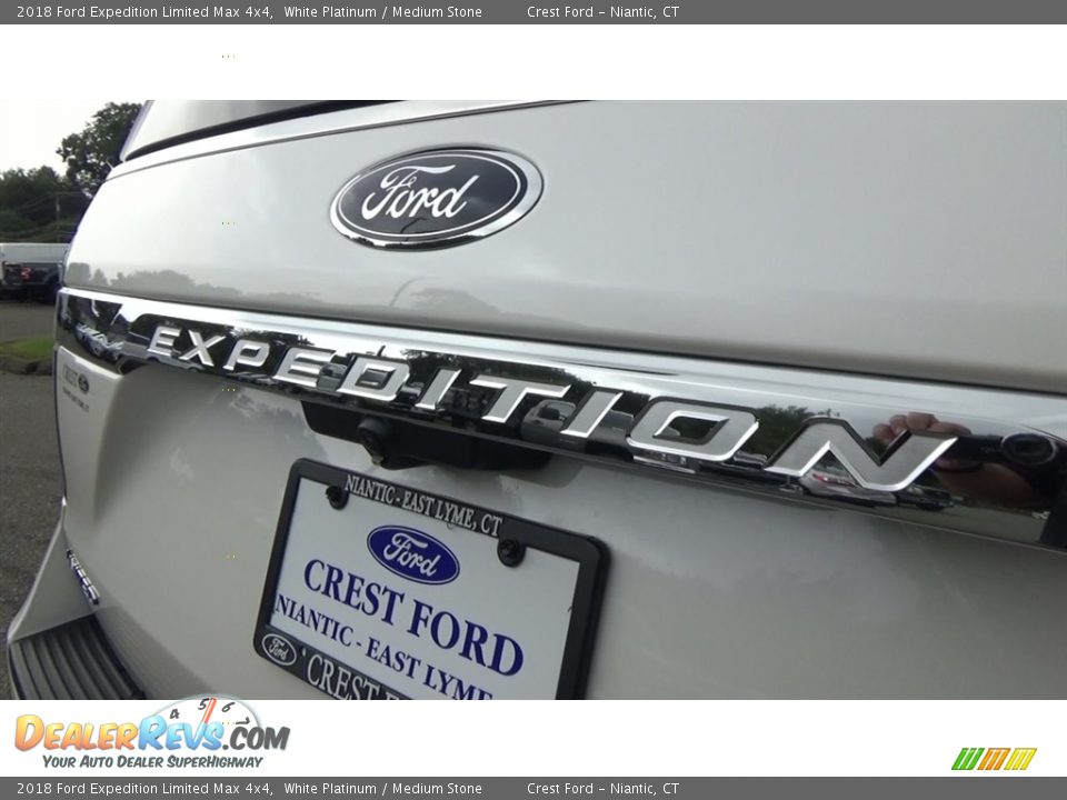 2018 Ford Expedition Limited Max 4x4 White Platinum / Medium Stone Photo #10