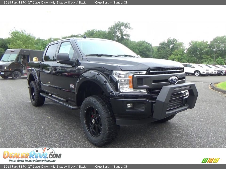 2018 Ford F150 XLT SuperCrew 4x4 Shadow Black / Black Photo #1