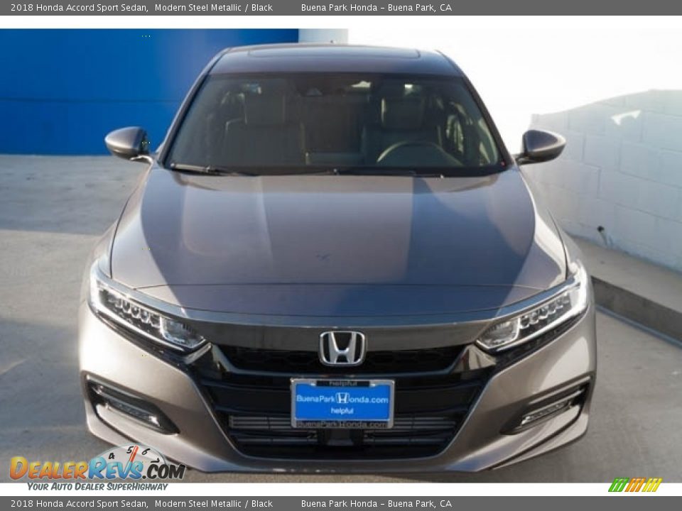 2018 Honda Accord Sport Sedan Modern Steel Metallic / Black Photo #3