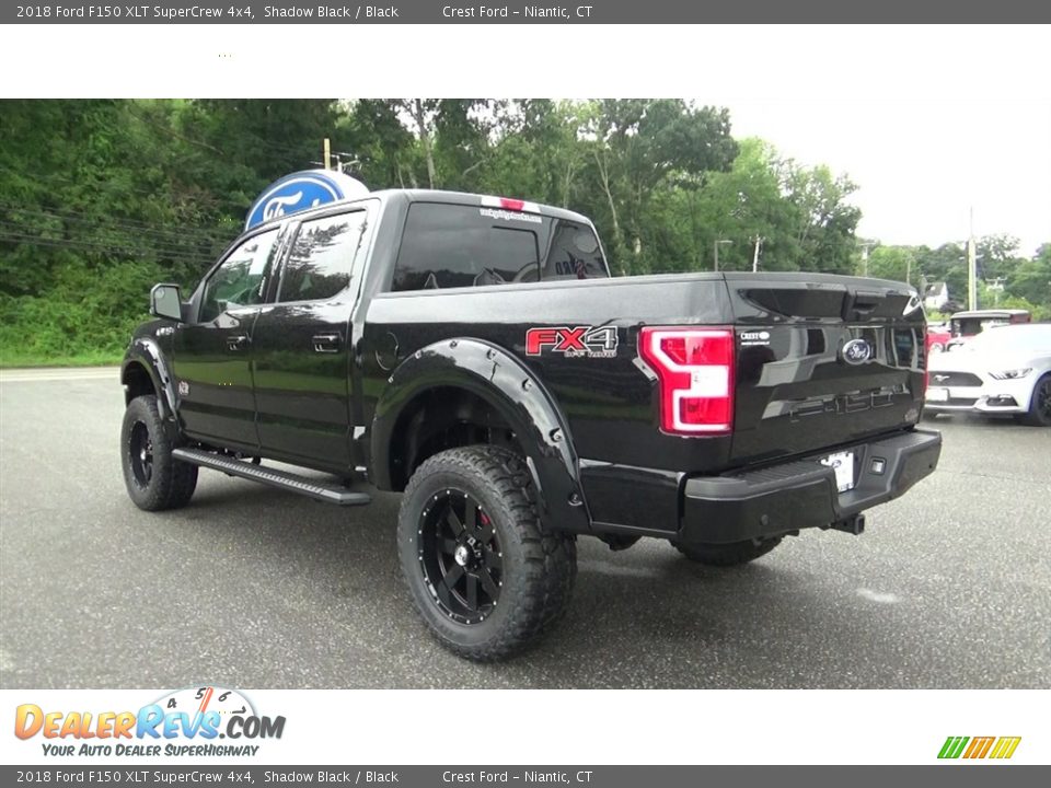 2018 Ford F150 XLT SuperCrew 4x4 Shadow Black / Black Photo #5