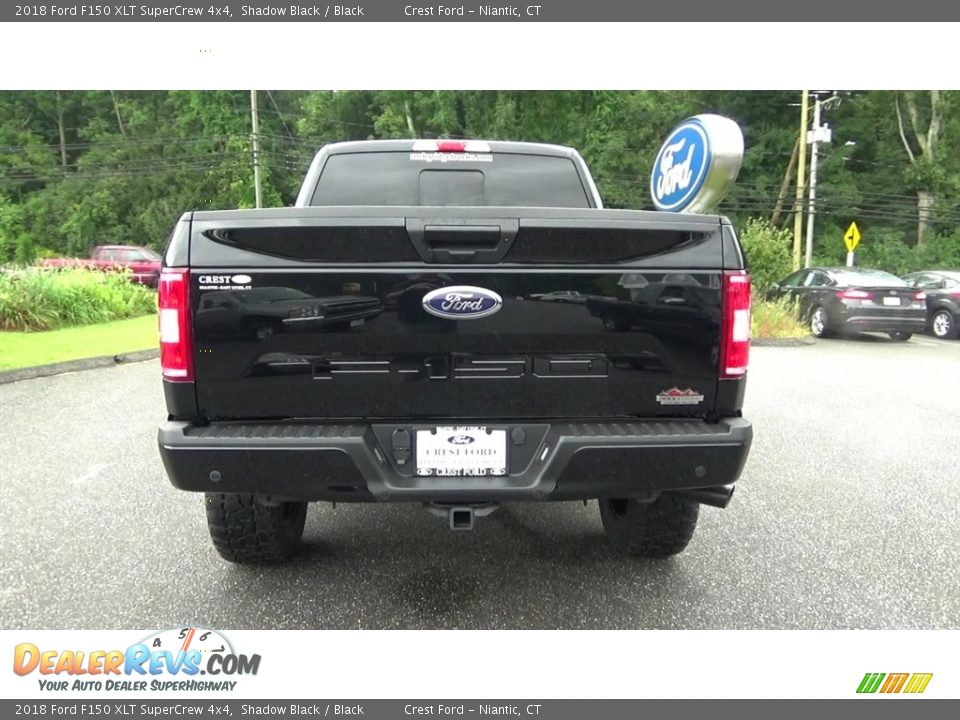2018 Ford F150 XLT SuperCrew 4x4 Shadow Black / Black Photo #6