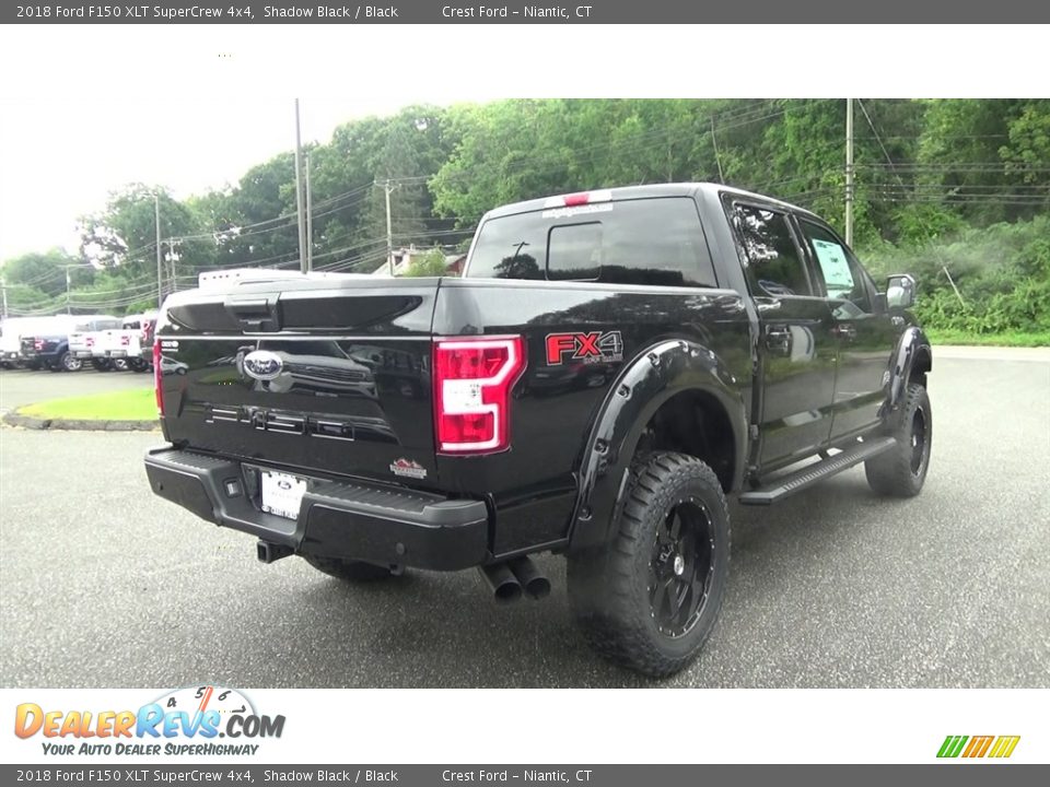 2018 Ford F150 XLT SuperCrew 4x4 Shadow Black / Black Photo #7