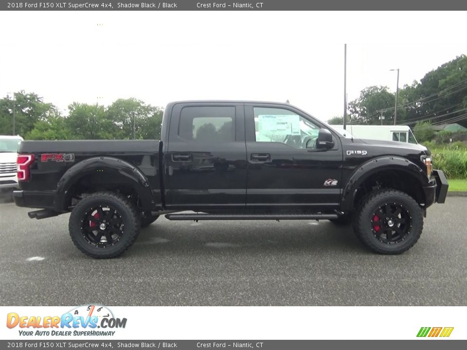 2018 Ford F150 XLT SuperCrew 4x4 Shadow Black / Black Photo #8