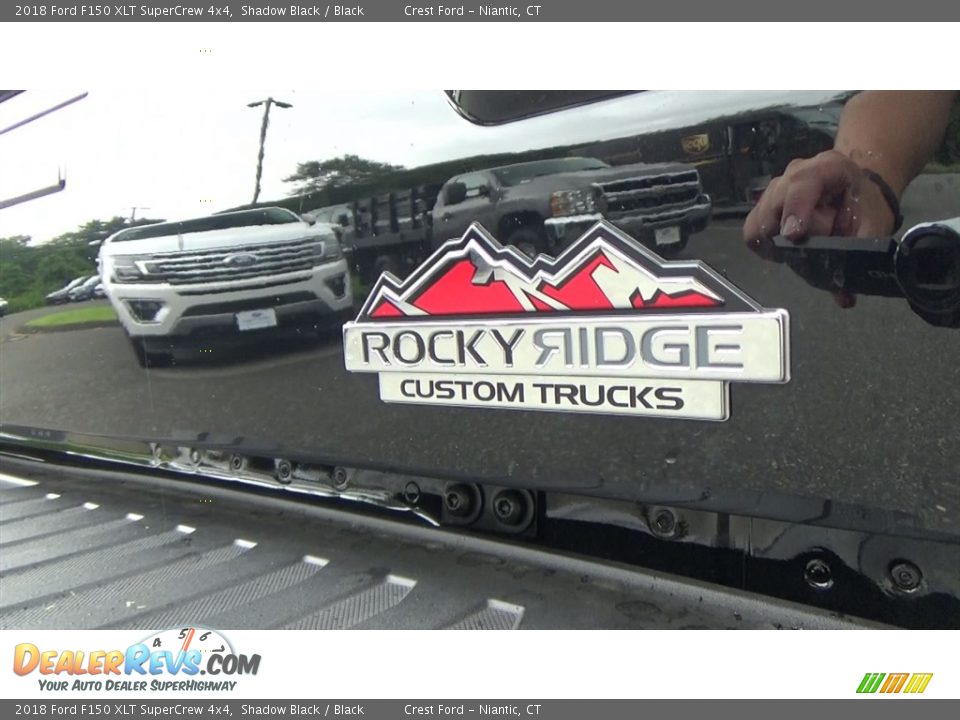 2018 Ford F150 XLT SuperCrew 4x4 Shadow Black / Black Photo #10
