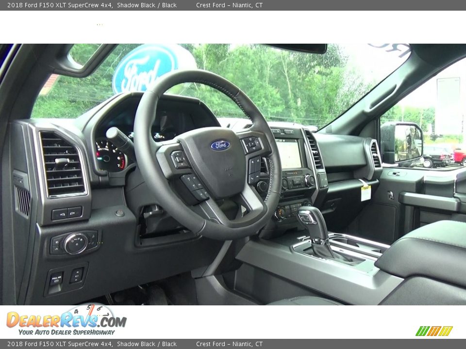 2018 Ford F150 XLT SuperCrew 4x4 Shadow Black / Black Photo #11