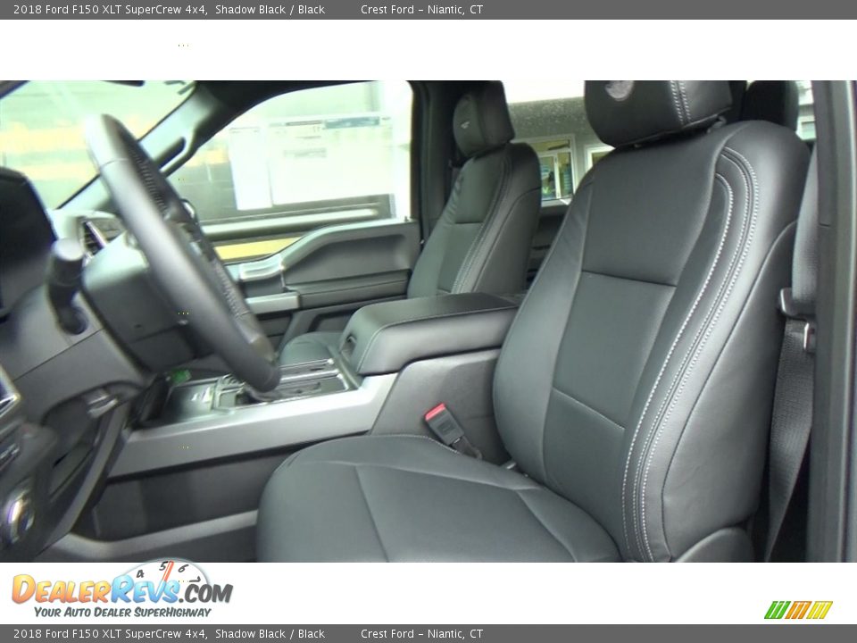 2018 Ford F150 XLT SuperCrew 4x4 Shadow Black / Black Photo #12