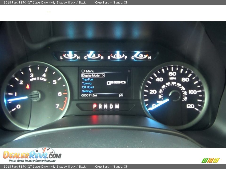 2018 Ford F150 XLT SuperCrew 4x4 Shadow Black / Black Photo #14
