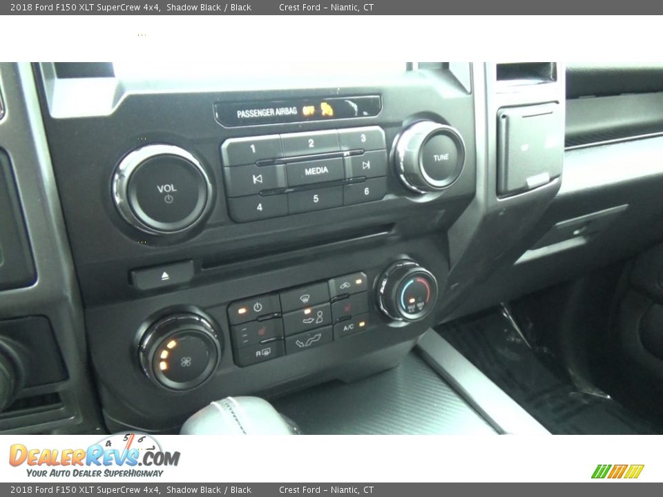 2018 Ford F150 XLT SuperCrew 4x4 Shadow Black / Black Photo #16