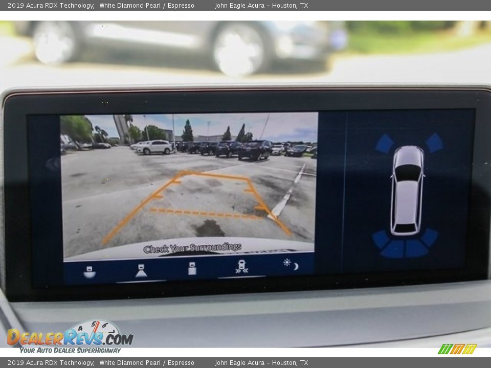 2019 Acura RDX Technology White Diamond Pearl / Espresso Photo #30