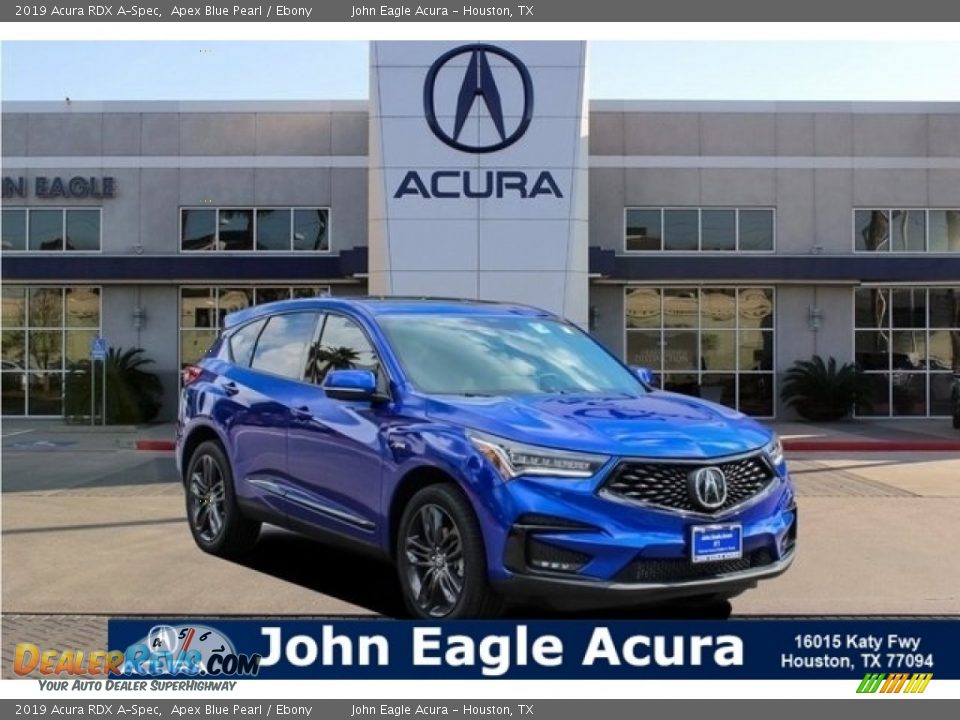 2019 Acura RDX A-Spec Apex Blue Pearl / Ebony Photo #1
