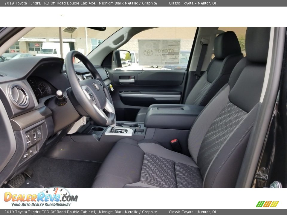 Graphite Interior - 2019 Toyota Tundra TRD Off Road Double Cab 4x4 Photo #3