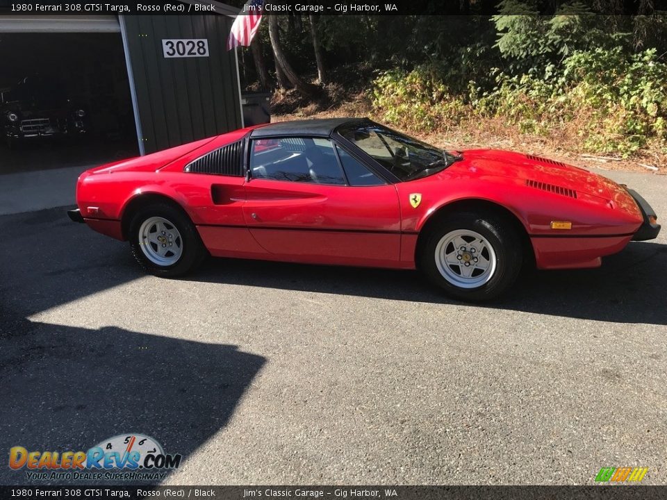 1980 Ferrari 308 GTSi Targa Rosso (Red) / Black Photo #6