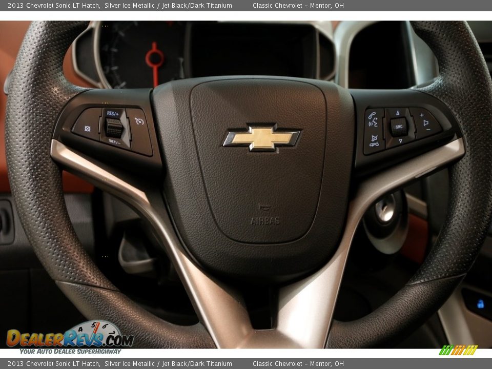 2013 Chevrolet Sonic LT Hatch Silver Ice Metallic / Jet Black/Dark Titanium Photo #7