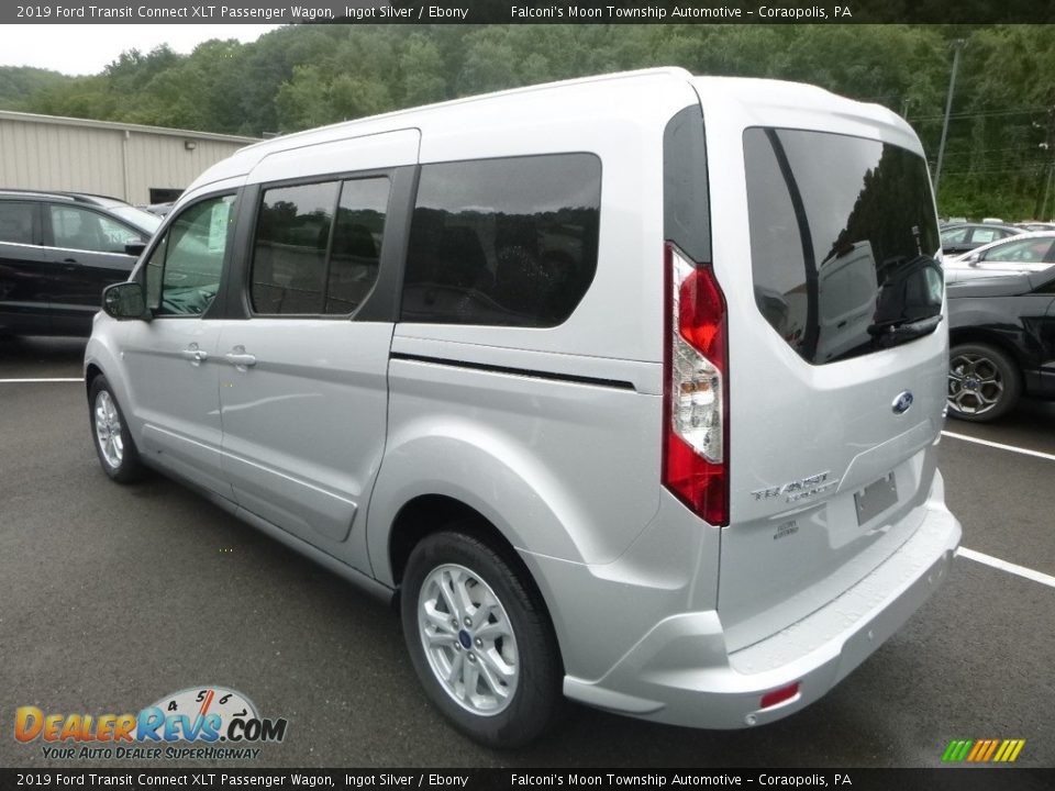 2019 Ford Transit Connect XLT Passenger Wagon Ingot Silver / Ebony Photo #6