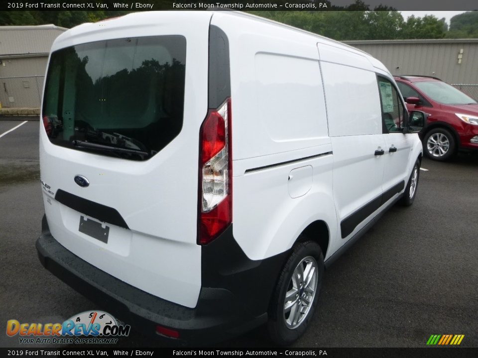 2019 Ford Transit Connect XL Van White / Ebony Photo #2