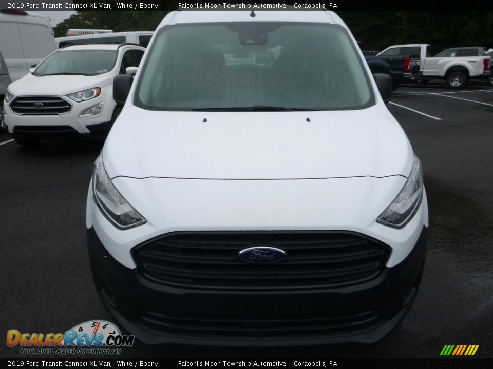 2019 Ford Transit Connect XL Van White / Ebony Photo #4